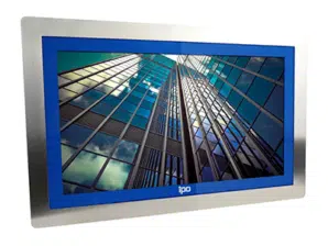 TITAN M Wide Panel mount monitor - inox 316L front - IP69